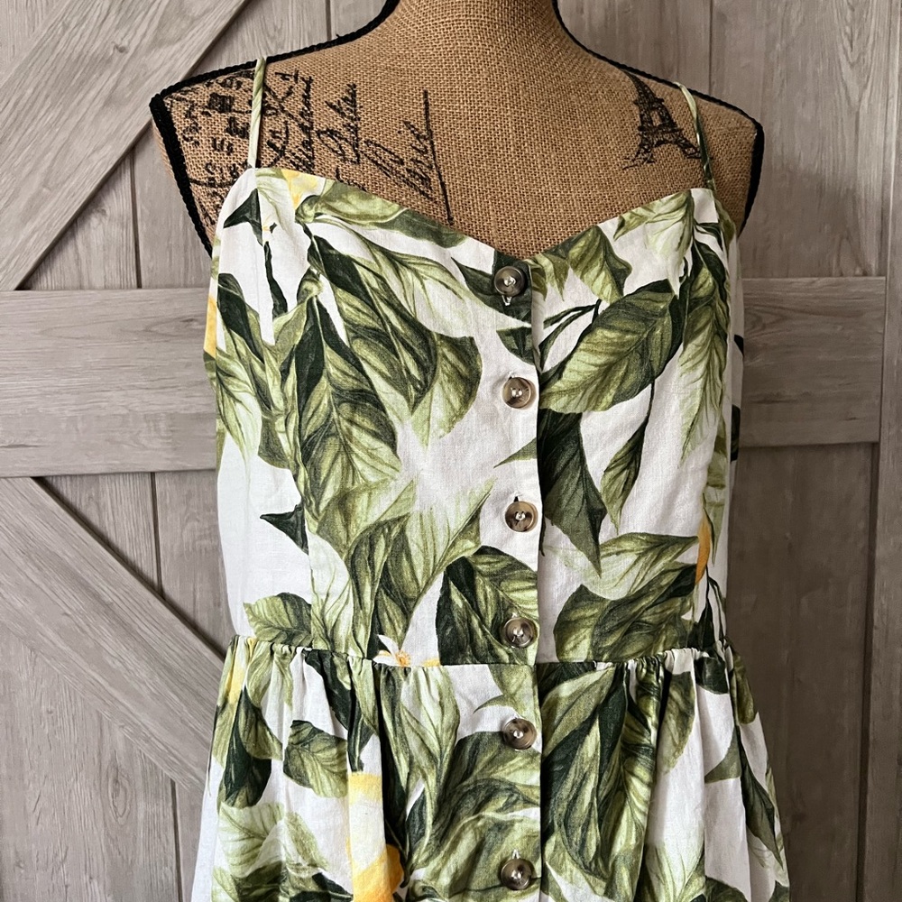 Linen blend Summer Dress
